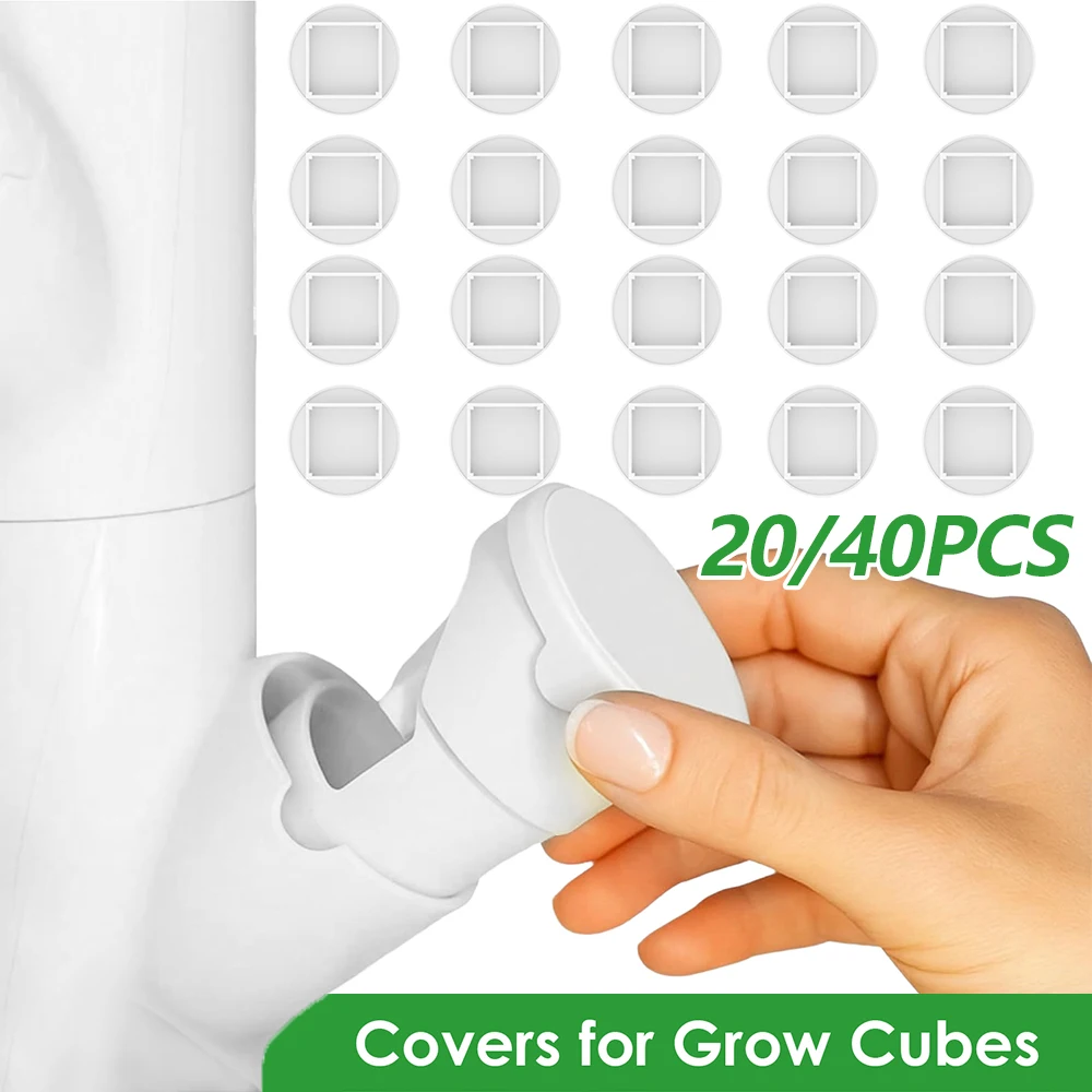 Hydroponic Grow Pod - 20/40Pcs Hydroponic System Plastic Cover Reusable