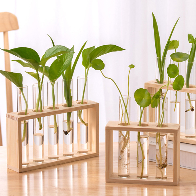 Hydroponic Grow Pod - Hydroponic Plants Container with Wood Frame