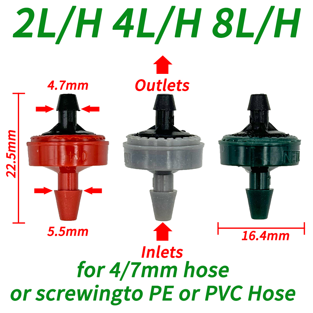 20-50pcs Greenhouse 8L/H Adjus - Smart Garden Sprinkler System review and price