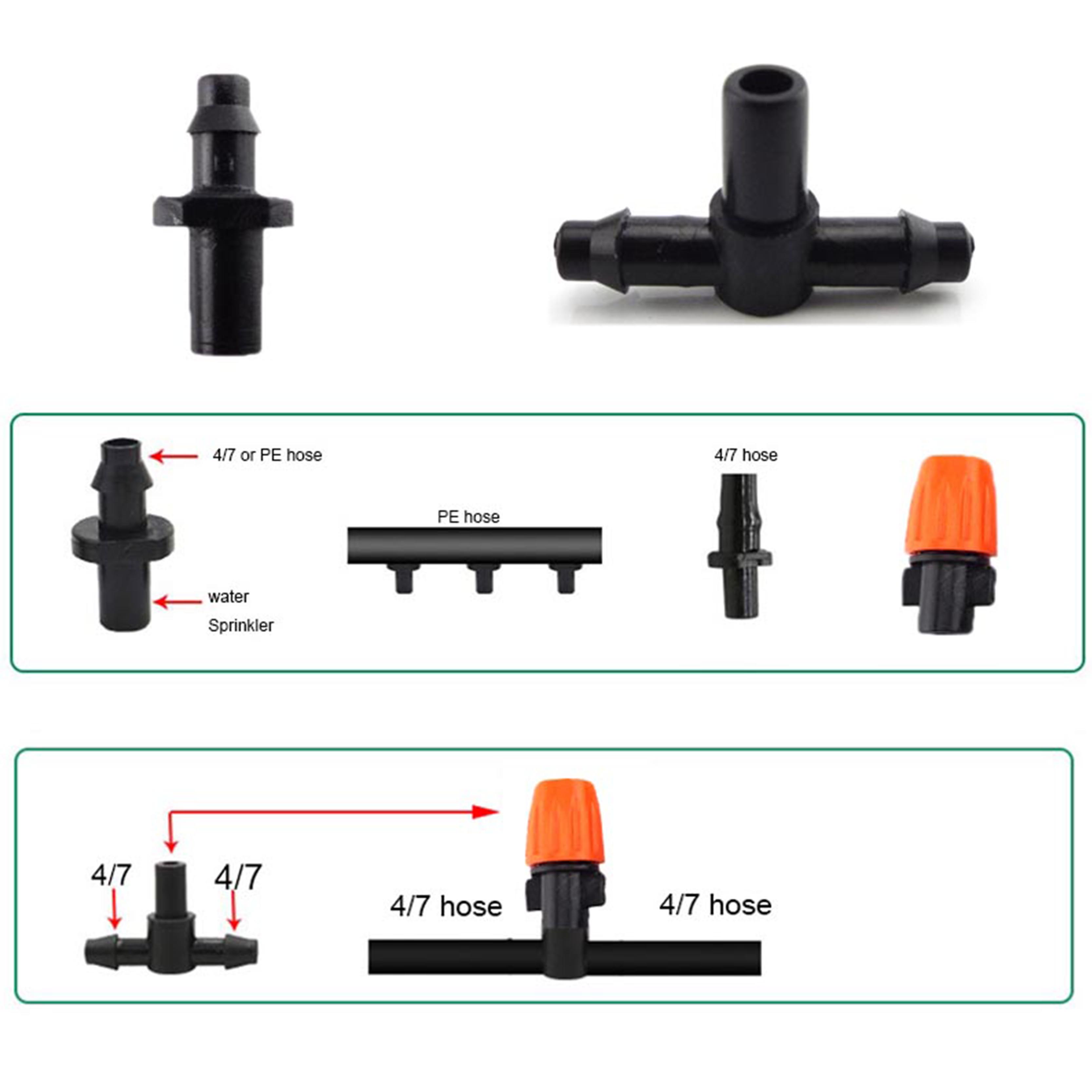 50pcs Garden Drip Irrigation F - Smart Garden Sprinkler System review and price