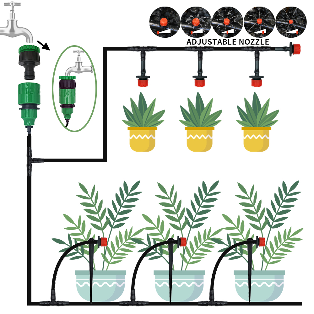 Micro Drip Irrigation System P - Smart Garden Sprinkler System review and price