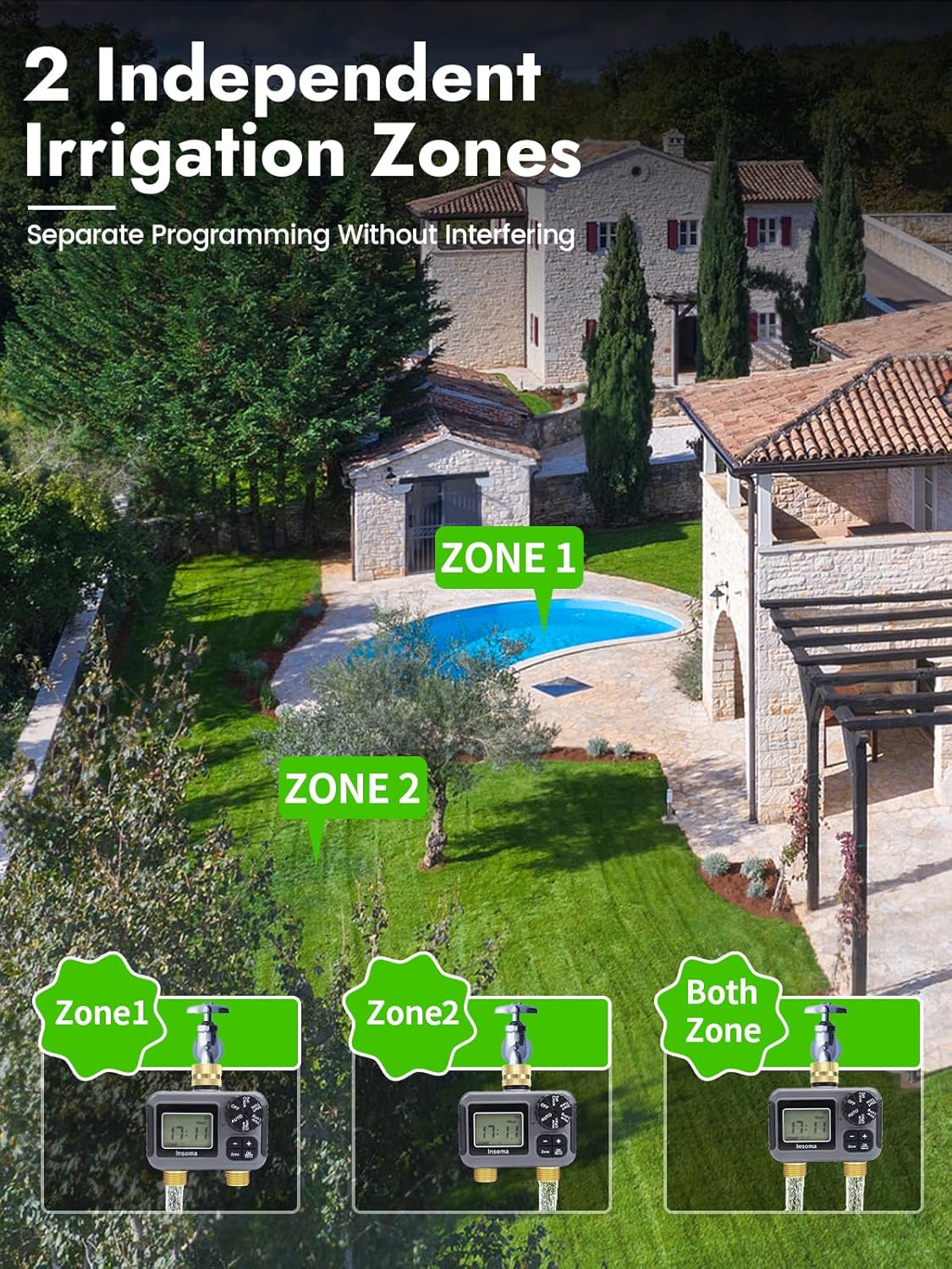 Dual Outlets Smart Irrigation  - Smart Garden Iot review and price