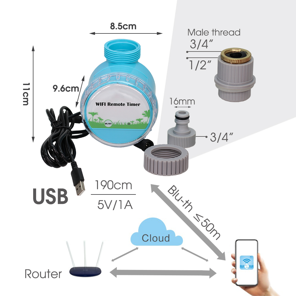 30-50M Smart Garden Watering S - Smart Garden Iot review and price