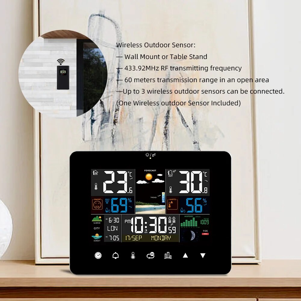 FJ3362G Weather Station Alarm  - Garden Weather Station review and price