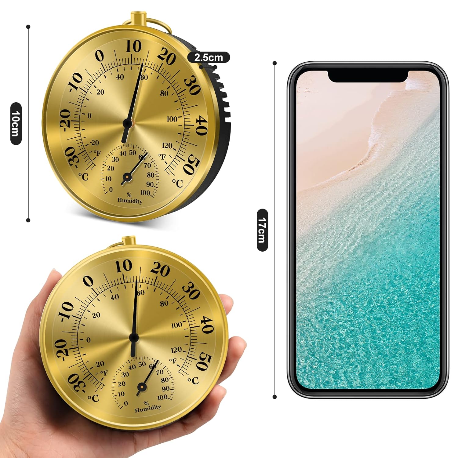 10CM Wall Thermometer Hygromet - Garden Weather Station review and price