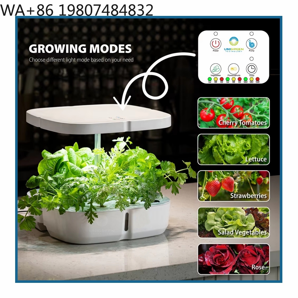 8 Pod  Mini Hydroponic Grow Bo - Hydroponic Grow Pod review and price