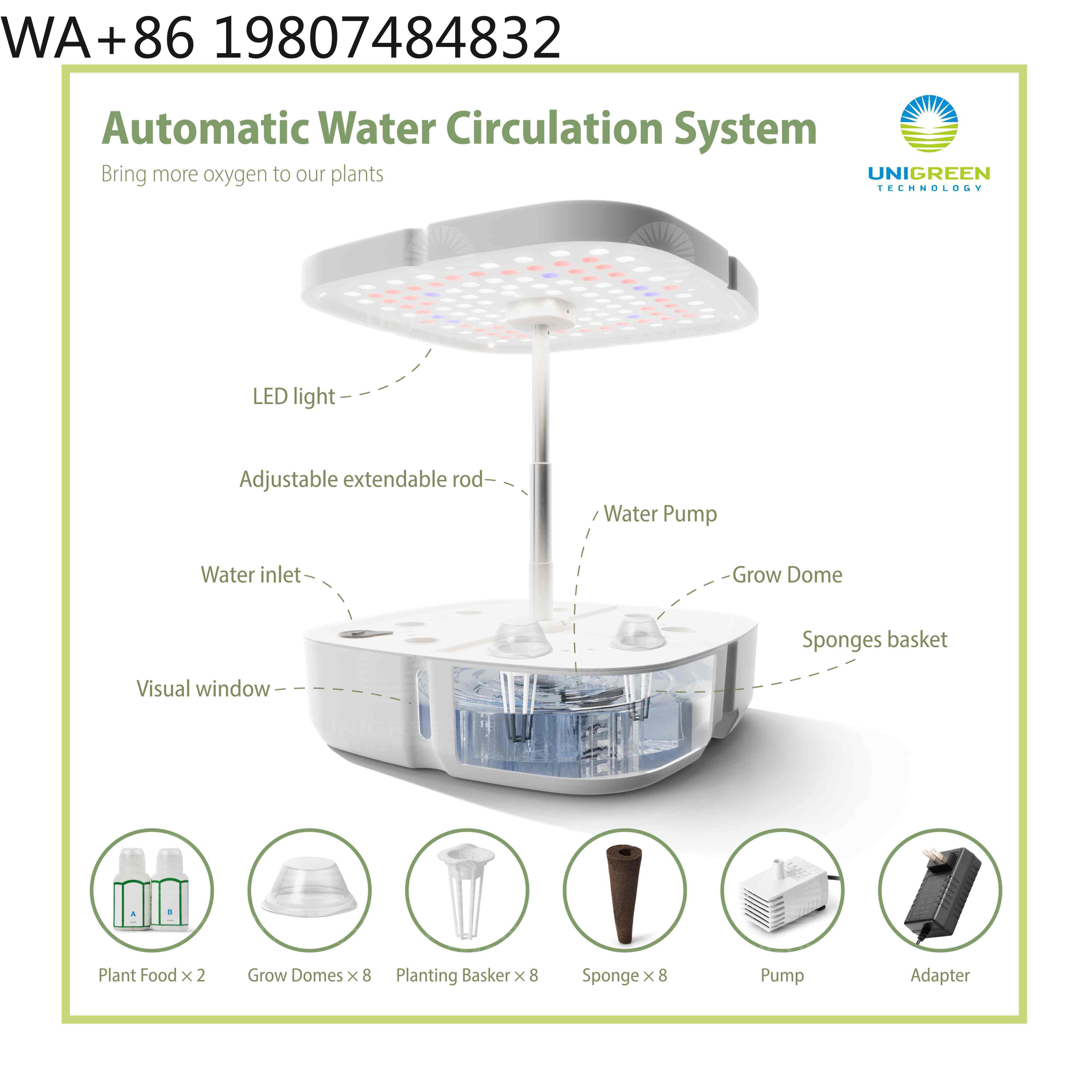 8 Pod  Mini Hydroponic Grow Bo - Hydroponic Grow Pod review and price