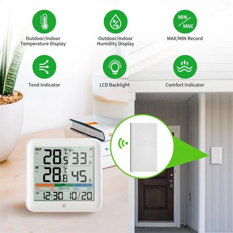 Digital Thermometer Hygrometer - Garden Weather Station review and price