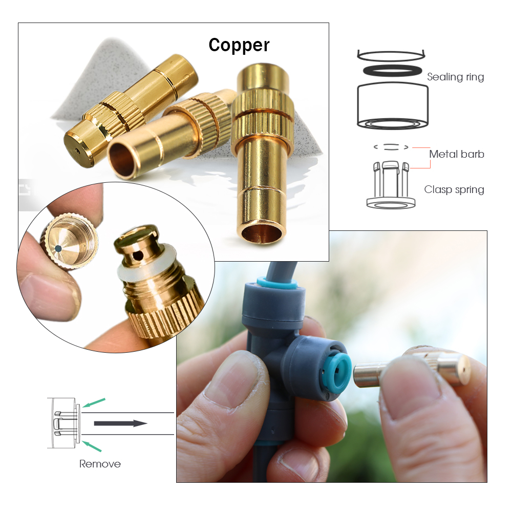 5-30M 4/6mm Gray Hose Adjustab - Smart Garden Sprinkler System review and price