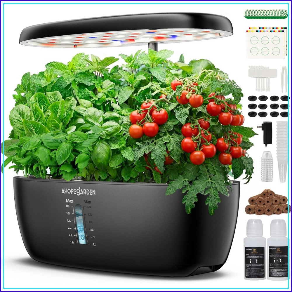 12 Pod Hydroponic Garden with  - Hydroponic Grow Pod review and price