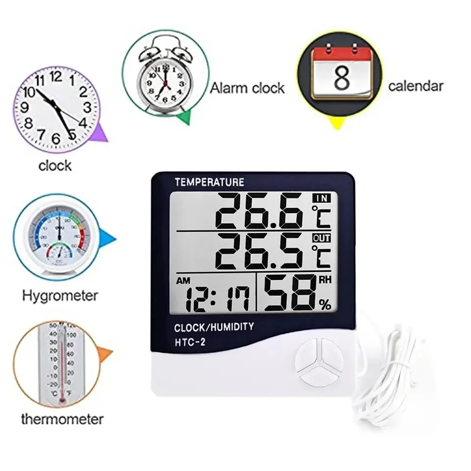 Indoor LCD Digital Thermometer - Garden Weather Station review and price