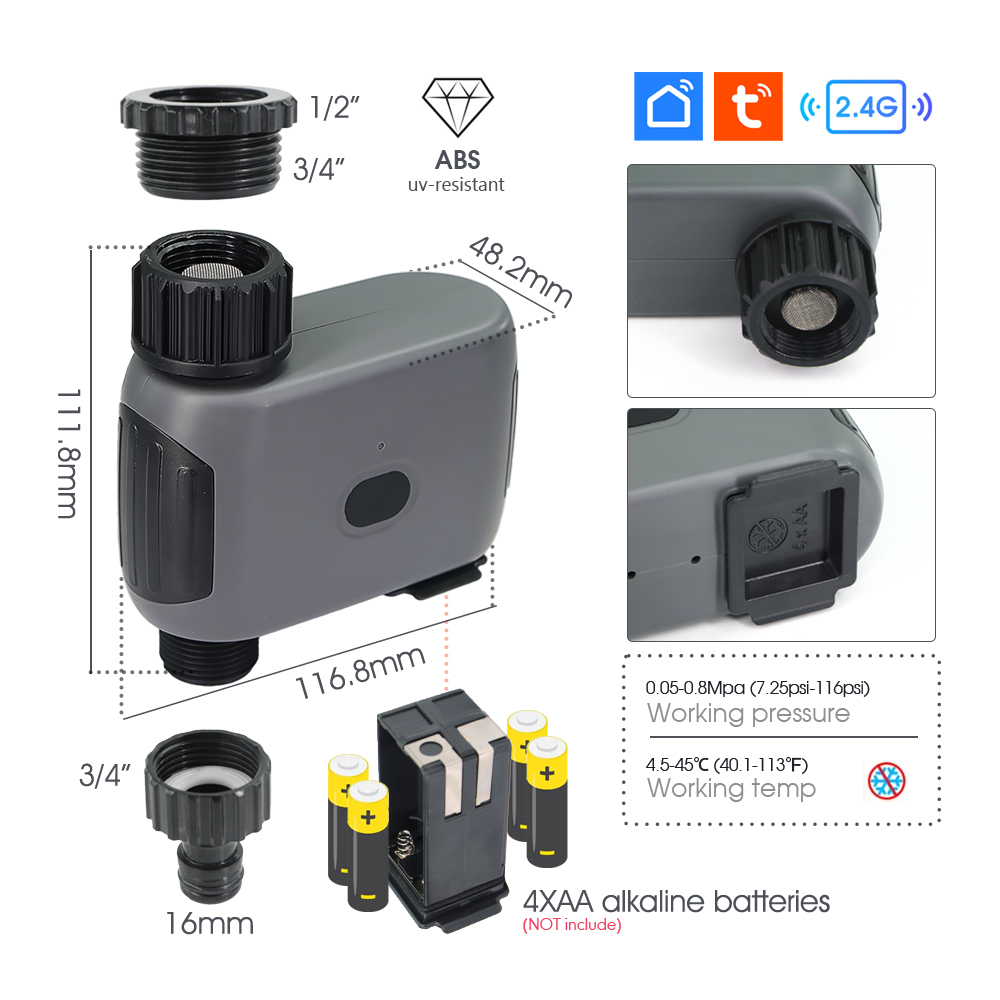 Tuya Smart Wifi Irrigation Tim - Smart Garden Iot review and price
