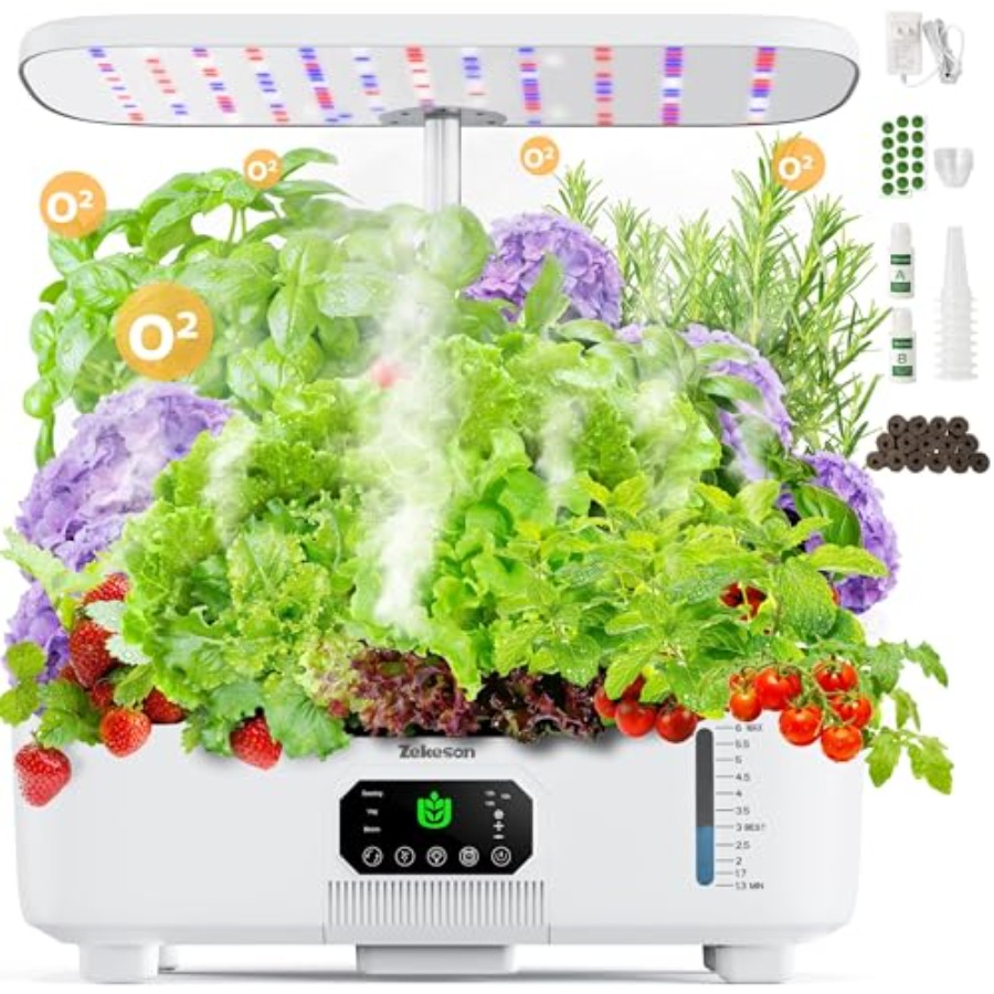 Indoor smart herb garden plant - Smart Pod Garden review and price