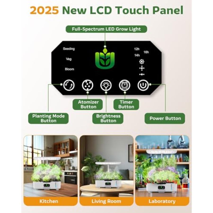 Indoor smart herb garden plant - Smart Pod Garden review and price