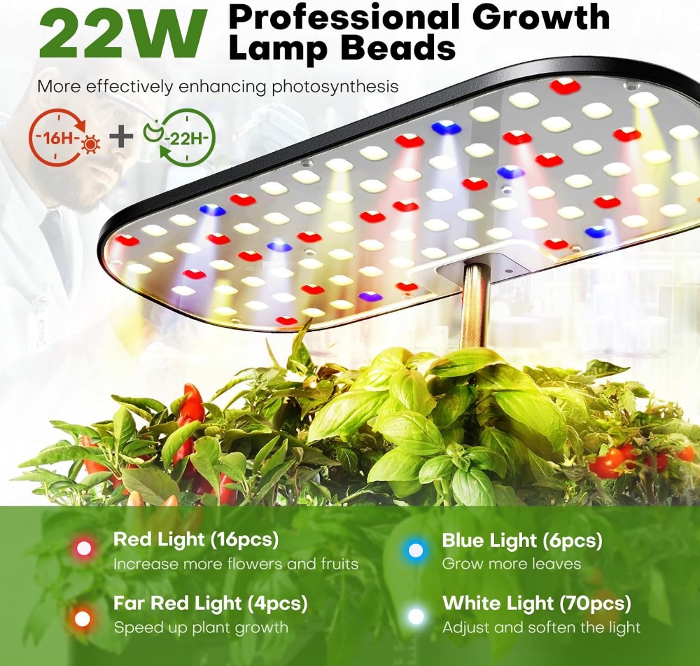 12-Pod Indoor Hydroponic Garde - Hydroponic Grow Pod review and price