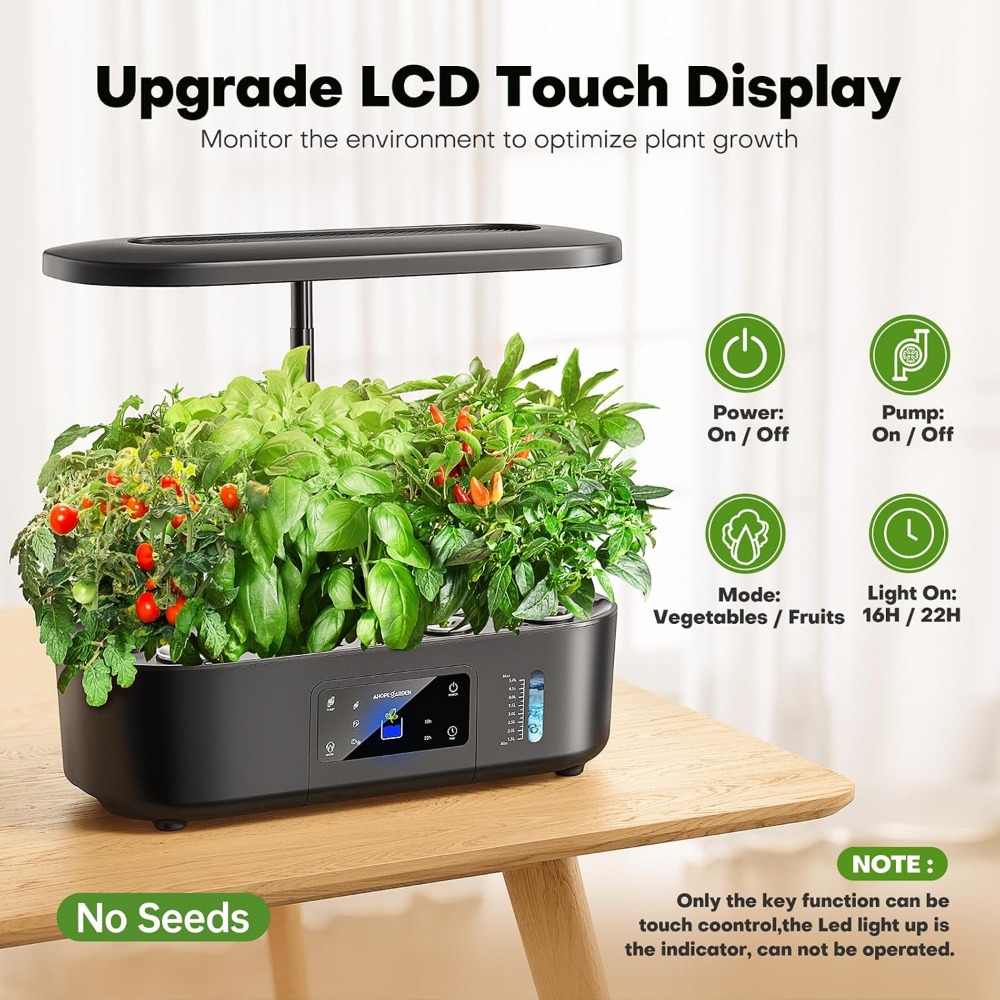 12-Pod Indoor Hydroponic Garde - Hydroponic Grow Pod review and price