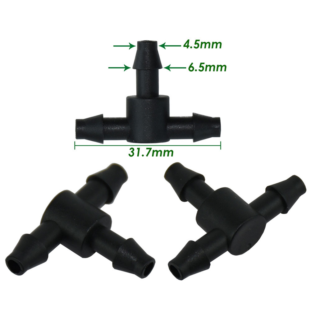 50 Pcs Black 1/4 Inch Barbed T - Smart Garden Sprinkler System review and price