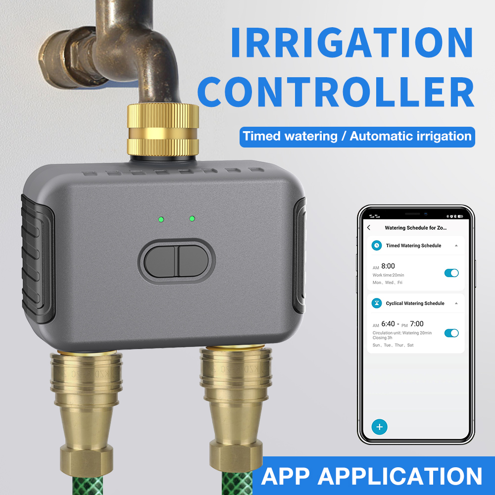 Tuya 2 Zone Watering Timer Gar - Smart Garden Iot review and price