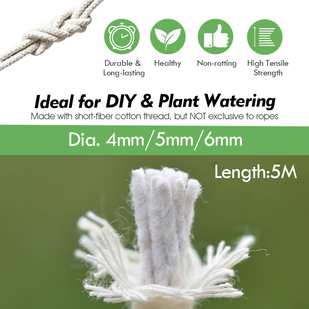 4/5/6mm Self Watering Cotton W - Smart Garden Sprinkler System review and price