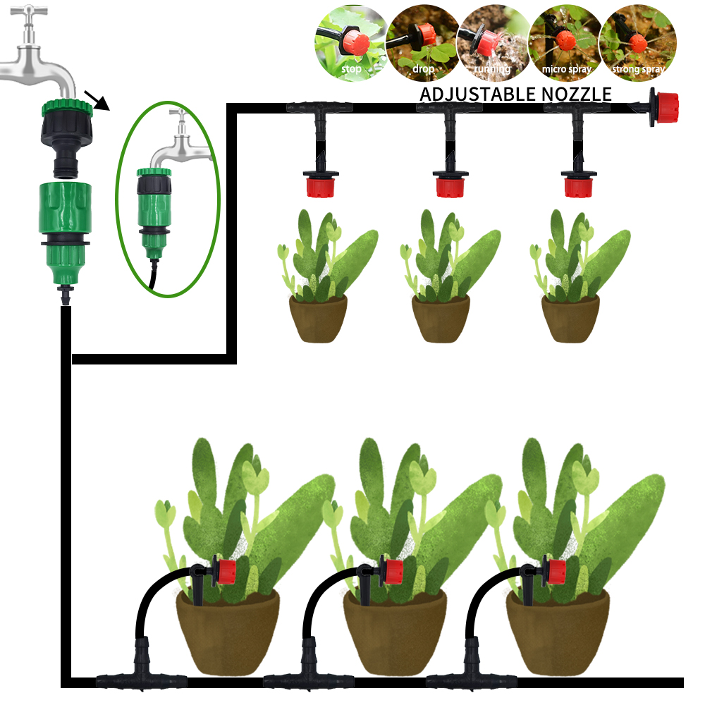 Micro Drip Irrigation System P - Smart Garden Sprinkler System review and price