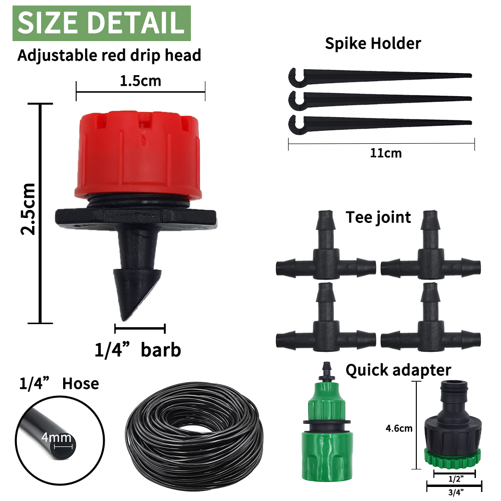 Micro Drip Irrigation System P - Smart Garden Sprinkler System review and price